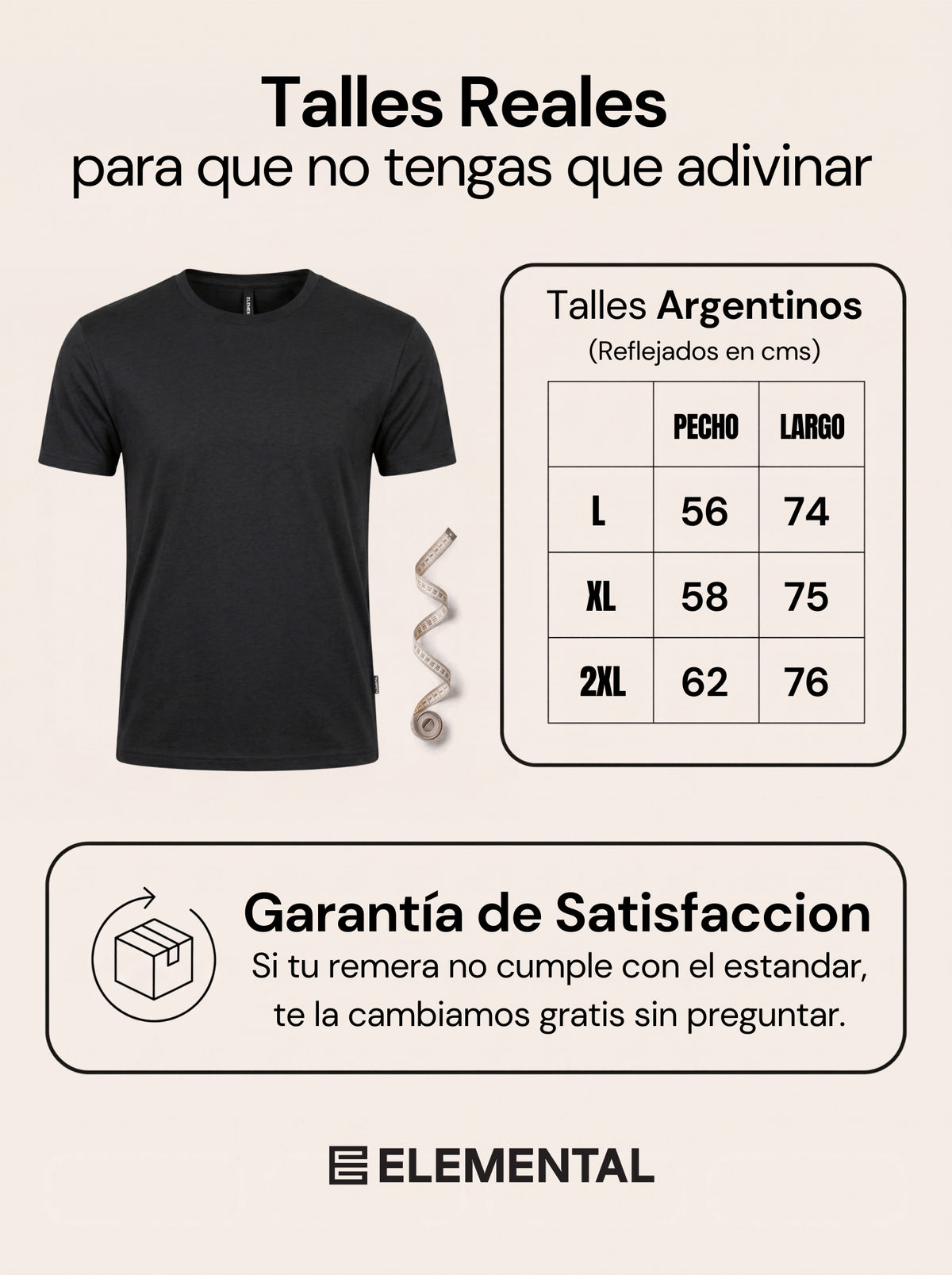 Hombre con remera Elemental