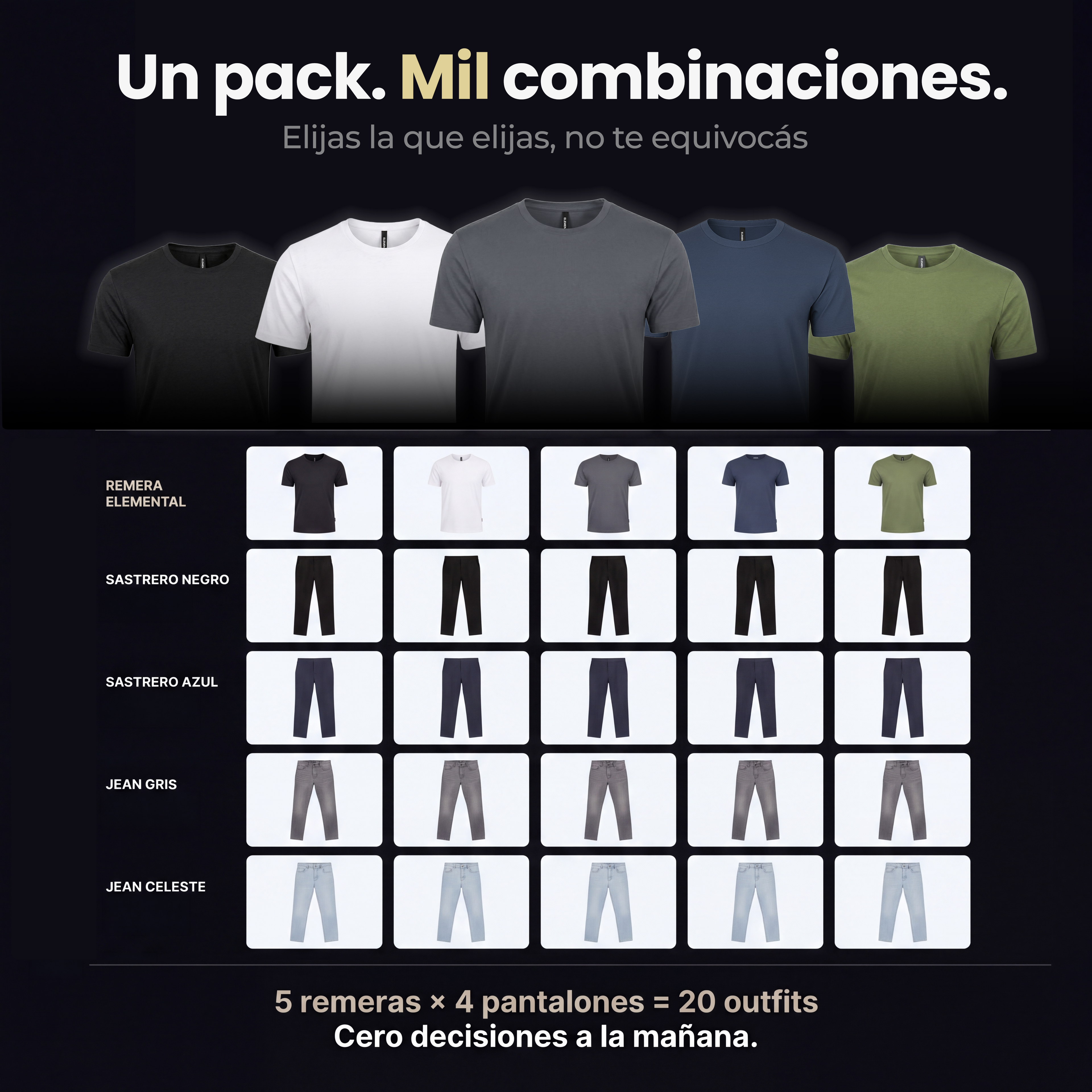 Pack Especial - Remeras