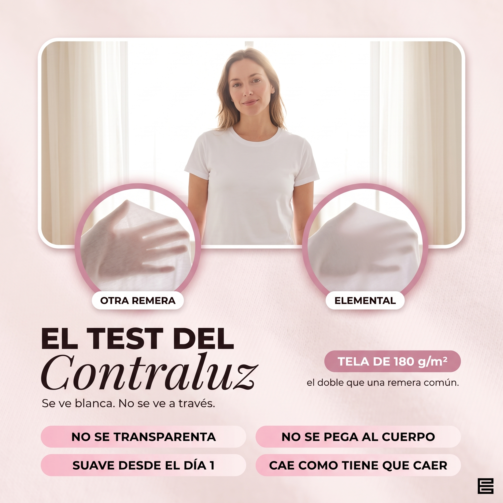 Packs de Remera Elemental Mujer