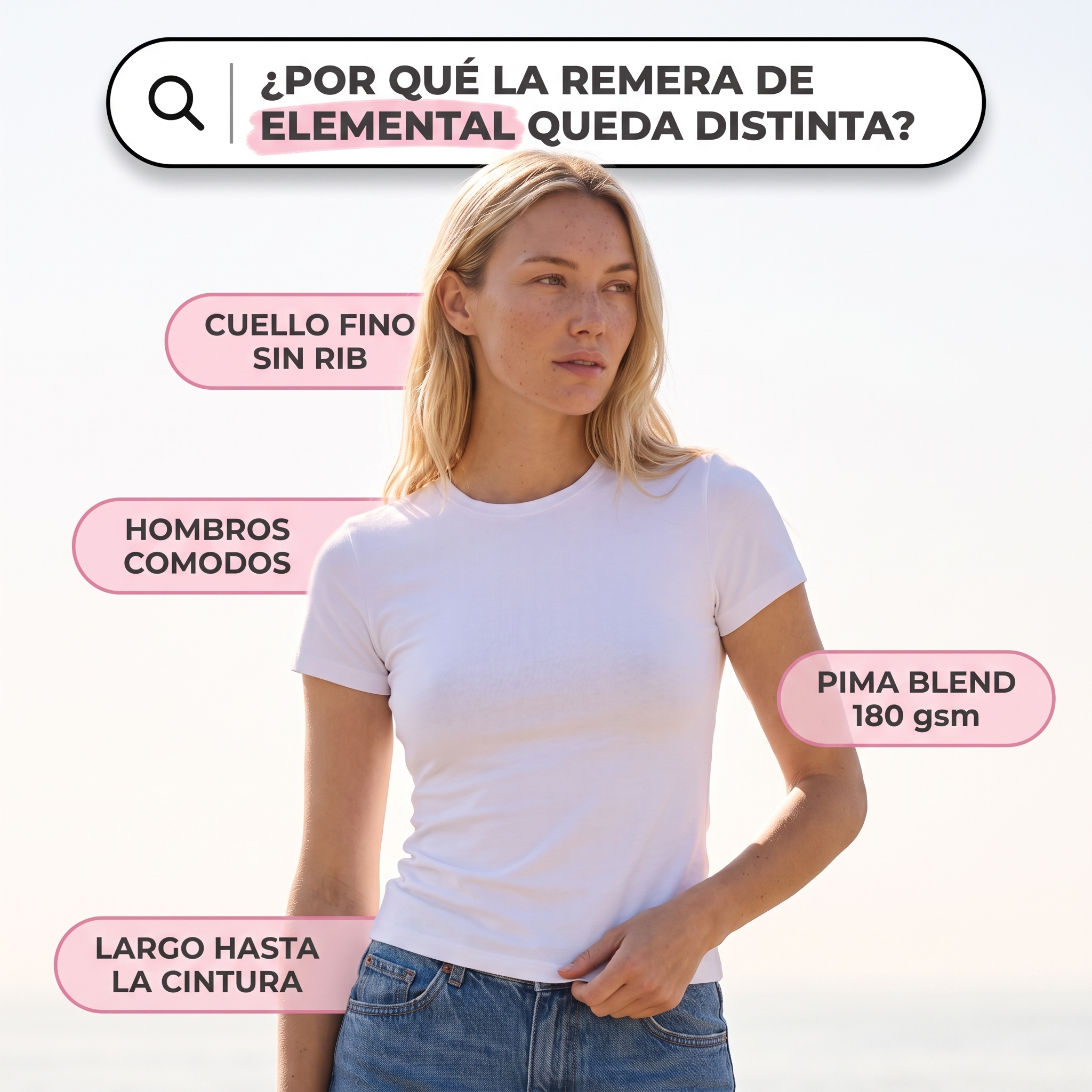 Packs de Remera Elemental Mujer